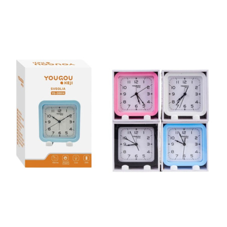 Bedside Alarm Clock CIAOBOSI YOUGOU YG-08914 – Pink