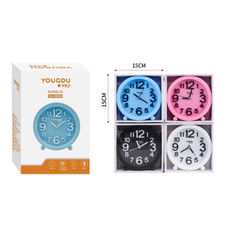 Alarm Clock CIAOBOSI YOUGOU YG-08920 – 11 cm White