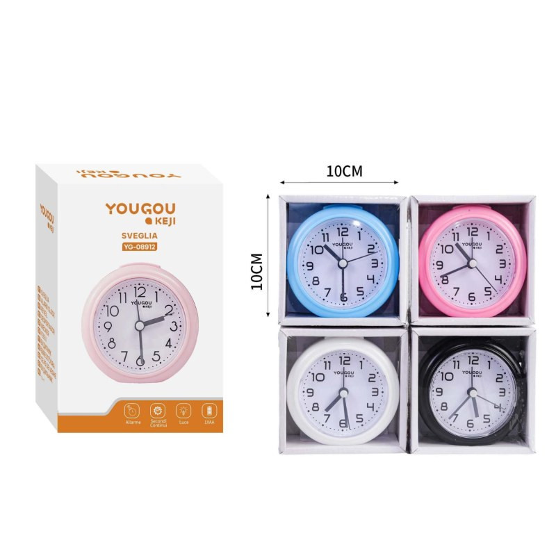 Alarm Clock CIAOBOSI YOUGOU YG-08912 – 10 cm White