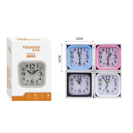 Réveil CIAOBOSI YOUGOU YG-08905 – 11 cm Noir