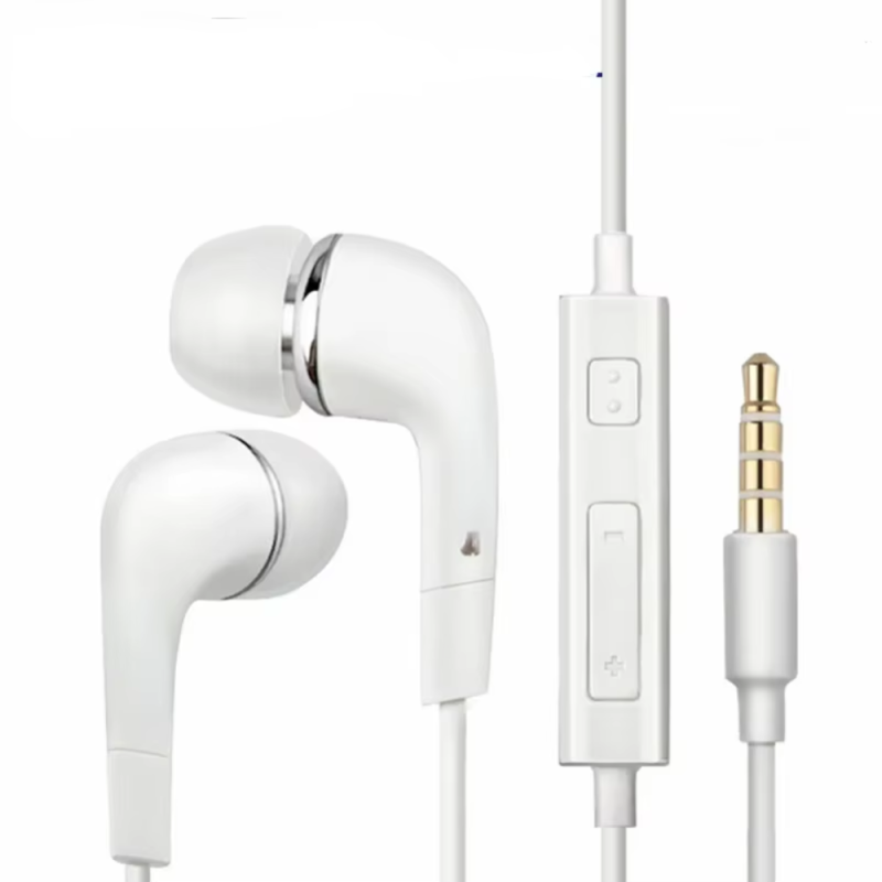 Ecouteurs Kit Main libre Intra-Auriculaire Jack 3,5mm Blanc - Vrac