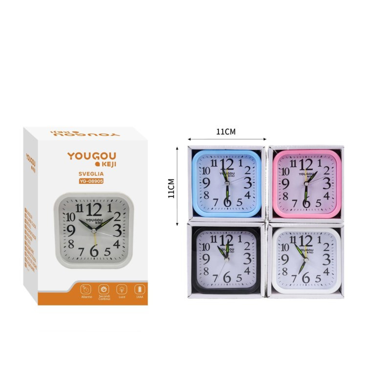 Alarm Clock CIAOBOSI YOUGOU YG-08904 – 15 cm White