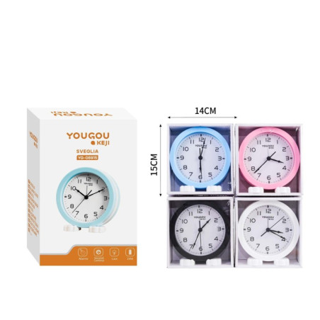 Alarm Clock CIAOBOSI YOUGOU YG-08915 – 14 cm White