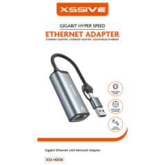 Adaptateur Ethernet XSSIVE XSS-HD08 | Smarty Paris 18e