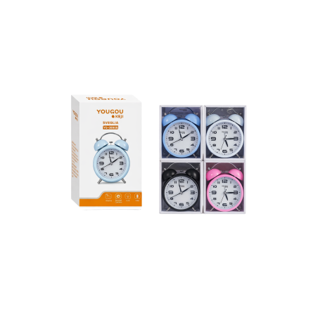 Réveil YOUGOU YG-08908 CIAOBOSI 16CM - Rose - Audio Ref G6475 | Smarty