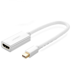 Adaptateur Mini Displayport vers HDMI 4K - Blanc - Alimentat