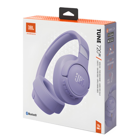JBL Bluetooth Headphones Tune 720BT JBLT720BTPUR – Purple