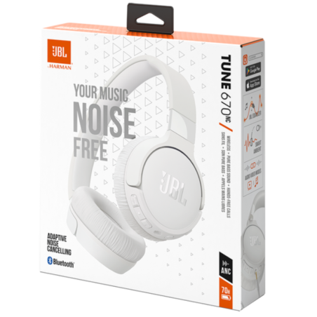 Casque JBL Tune 670NC Blanc | Smarty