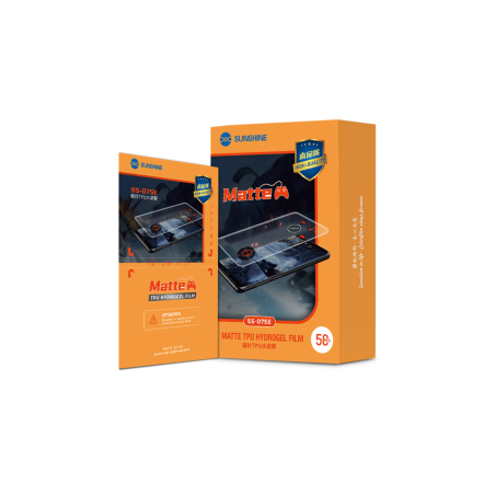 Film Hydrogel Matte en TPU SUNSHINE SS-075E - 50Pcs (Code SUNSHINE) -