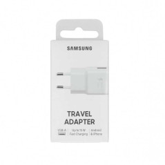 Adaptateur Secteur USB Samsung 15W Blanc - Retail Box (Origine) - Alim