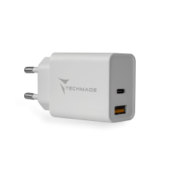Adaptateur Secteur USB-C + USB Techmade TM-TC046AC 20W - Ali