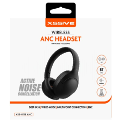 XSSIVE XSS-H11B Bluetooth Headphones Black | Smarty