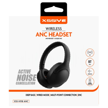 XSSIVE XSS-H11B Bluetooth Headphones Black | Smarty