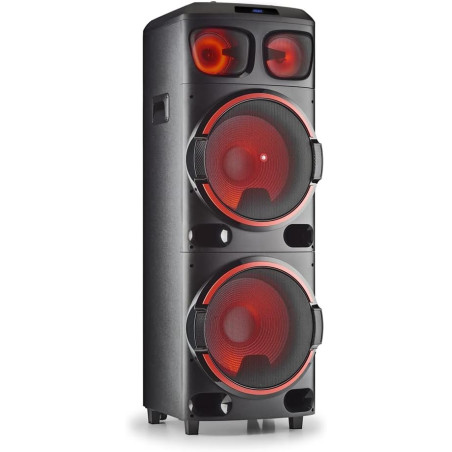 Enceinte Bluetooth NGS WILD DUB 3 avec Double Subwoofer - 15” - 1200W - Noir — NGS · Smarty Paris 18e