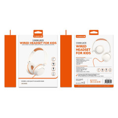 XSSIVE kids wired headphones XSS-KH01BG 3.5mm white