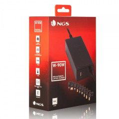 Chargeur Universel NGS 90W pour Ordinateur Portable Avec 9 E