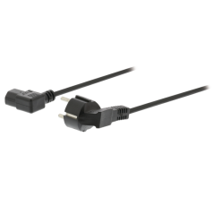 Câble d'alimentation Noir PC Moniteur Europeen Connecteur CE