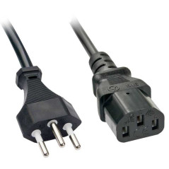 Câble d'alimentation PC Moniteur Type-L Suisse avec Fiche Sc