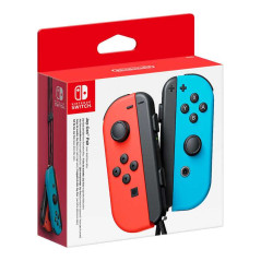 Paire de Manettes Joy-Con Switch Nintendo Rouge/Droite Bleue Néon - Al