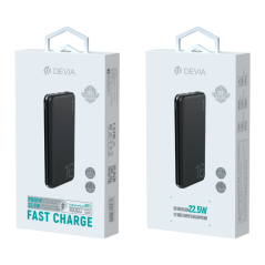 Power Bank 10000 mAh 22.5W Compatible avec Type C / USB / Micro Devia