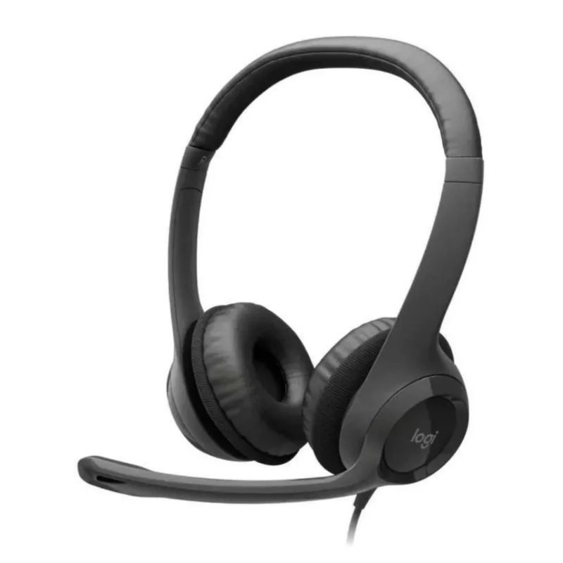 Logitech USB-C Stereo Headset H390 – Black