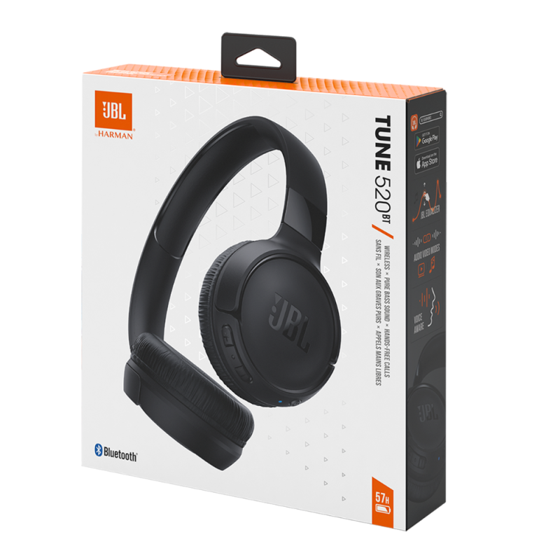 Casque Bluetooth JBL Tune 525BT - JBLT525BTBLK - Noir Casque Bluetooth JBL Tune 525BT - JBLT525BTBLK - Noir
