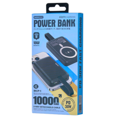 Power Bank Magnétique 10000 mAh REMAX MCP-1 – Charge Rapide PD 30W – 3