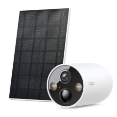 Caméra de Surveillance Magnétique 2K QHD avec Panneau Solaire, Sans Fil, TP-Link Tapo C425 Kit - Blanc · Smarty Paris