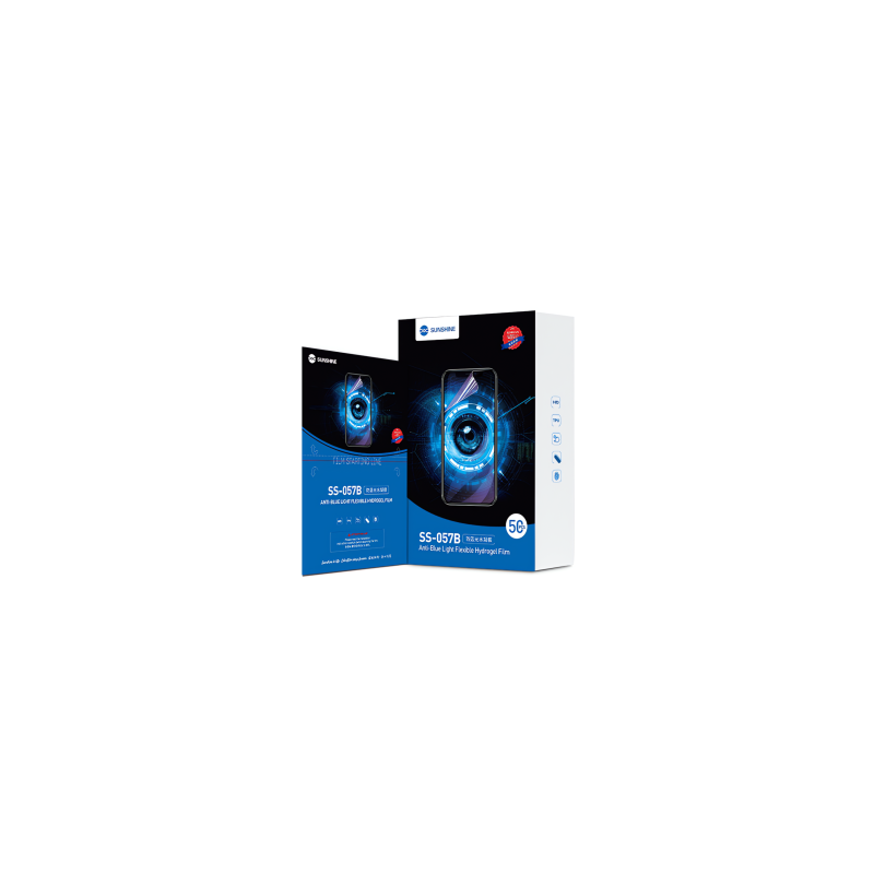 Film Hydrogel Anti-Lumière Bleue SUNSHINE SS-057B - 50Pcs (Code SUNSHINE)