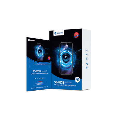 Film Hydrogel Anti-Lumière Bleue SUNSHINE SS-057B - 50Pcs (Code SUNSHI