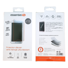 Verre Trempé ESSENTIELB Universel 4.0' à 4.2' - Alimentation Ref F4154