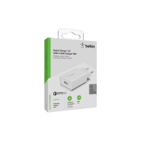 Adaptateur Secteur USB BELKIN Boost Charge 18W - Audio Ref A1177 | Sma