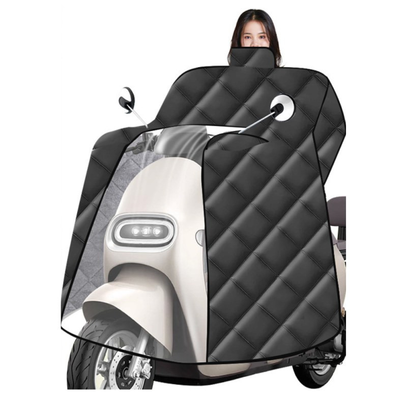 Couverture coupe-vent d'hiver moto électrique – 220 x 82 cm Couverture coupe-vent d'hiver moto électrique – 220 x 82 cm