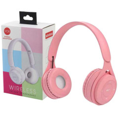 Casque Bluetooth Supra-Auriculaire Y08 - Rose - Audio Ref A1739 | Smar