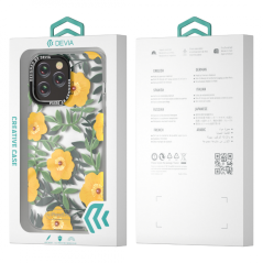 Coque de Protection avec Diamant Devia Série Fleur d'été pour iPhone -