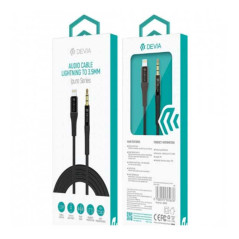 Câble Audio Devia Ipure Series - Lightning vers 3,5 mm - Noir Ref A155