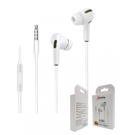 Ecouteurs Kit Main Libre Jack 3,5mm - Audio Réf. A1008 | Sma