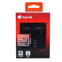 Ecouteurs Kit Main Libre NGS Cross Rally Graphite, Jack 3.5m