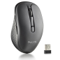 Wireless Rechargeable Mouse NGS Evo Spook – Black, Silent Buttons