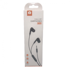 Ecouteurs Kit Main libre Jack 3,5mm Noir (WUW-R168) - Audio 