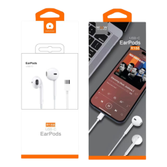 Ecouteurs Kit Main libre USB-C Blanc (WUW-R188) - Audio Réf.