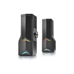 Enceinte Bluetooth Détachable avec Lumières RVB 12W - Noir -