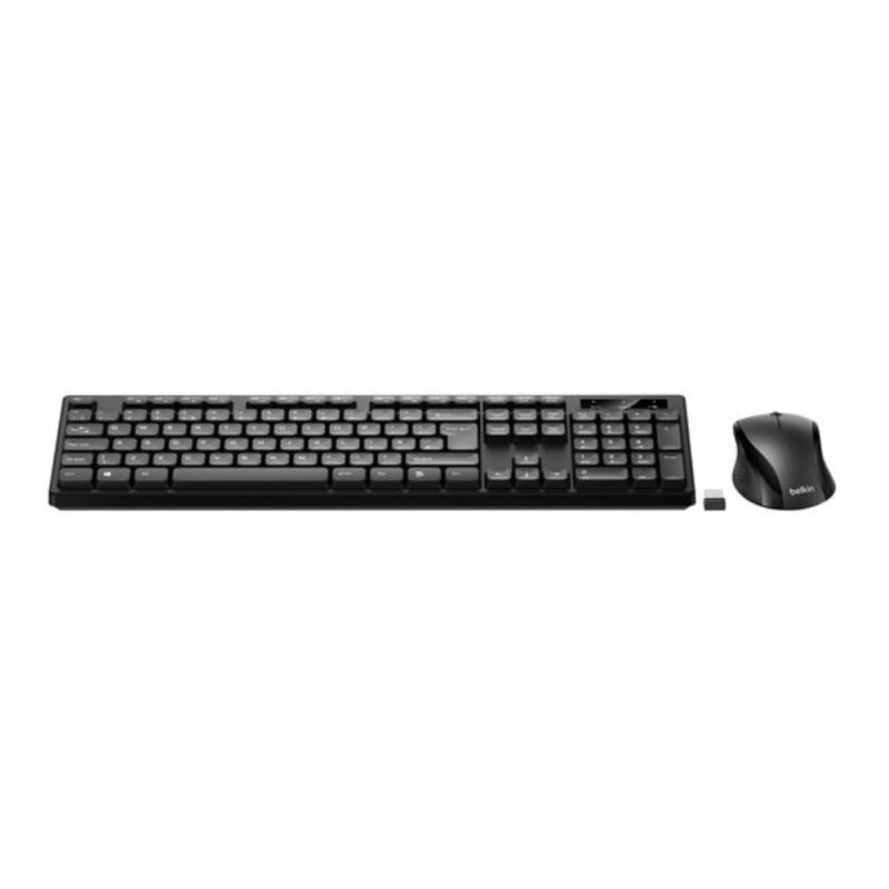 Belkin ensemble clavier et souris sans fil – AZERTY noir BBZ010FR Belkin ensemble clavier et souris sans fil – AZERTY noir BBZ010FR