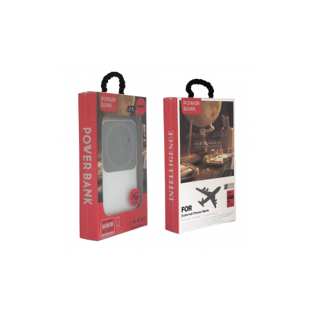 Power Bank 10000mAh avec MagSafe - D-power P8282 - Blanc - Alimentatio