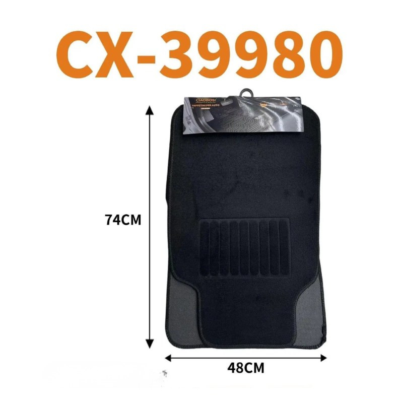 Car Floor Mats CIAOBOSI CX-39980 – universal 4-piece set Car Floor Mats CIAOBOSI CX-39980 – universal 4-piece set