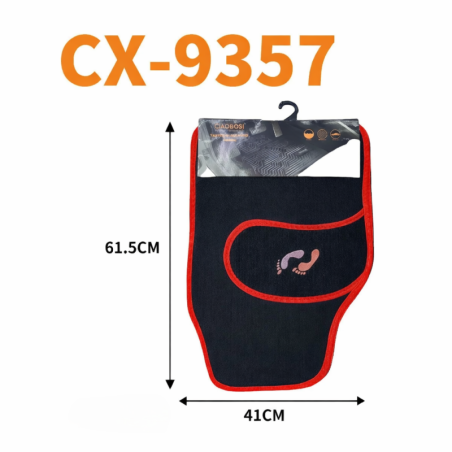Car Floor Mats CIAOBOSI CX-9357 – universal 4-piece red