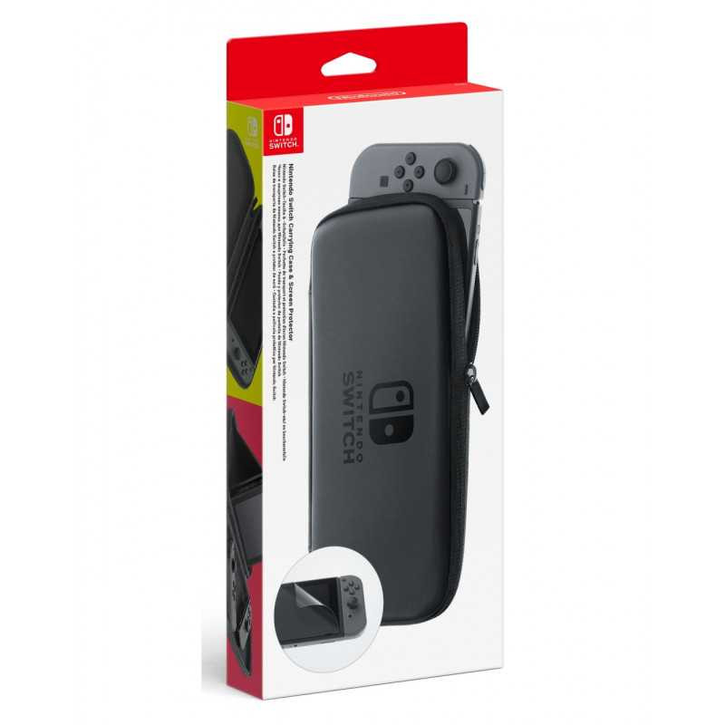 Kit de Protection Pochette + Film de Protection pour Switch Nintendo