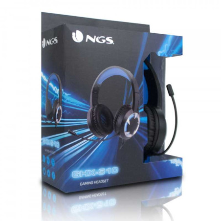Microphone Casque Sans Fil Avec Lumière LED 15W pour PS4/XBOXONE/PC -