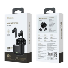 Écouteurs sans fil 7.5H Bluetooth Devia Series Star TWS ANC-E1 EM411 -