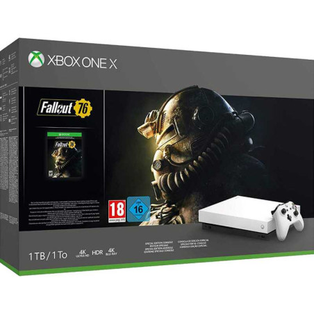 Console Microsoft XBOX ONE X (1TB) RW + FALLOUT 76 - Gaming Ref G0605